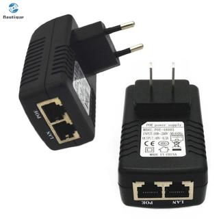 Đầu phích cắm chuyển đổi nguồn  Poe 48v 0.5a chuẩn EU/US tùy chọn