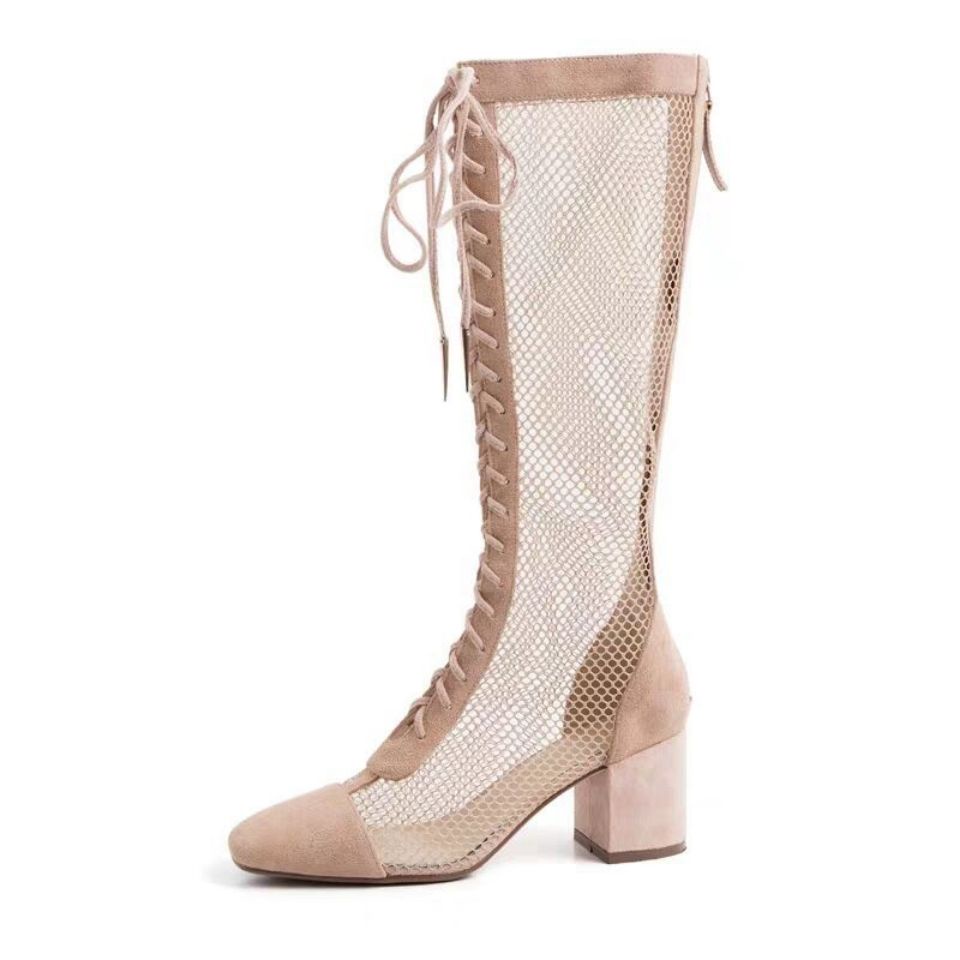 Giày Boot Cao Gót Thiết Kế Mỏng Thiết Kế Mới Thời Trang Mùa Xuân Thu Dành Cho Nữ