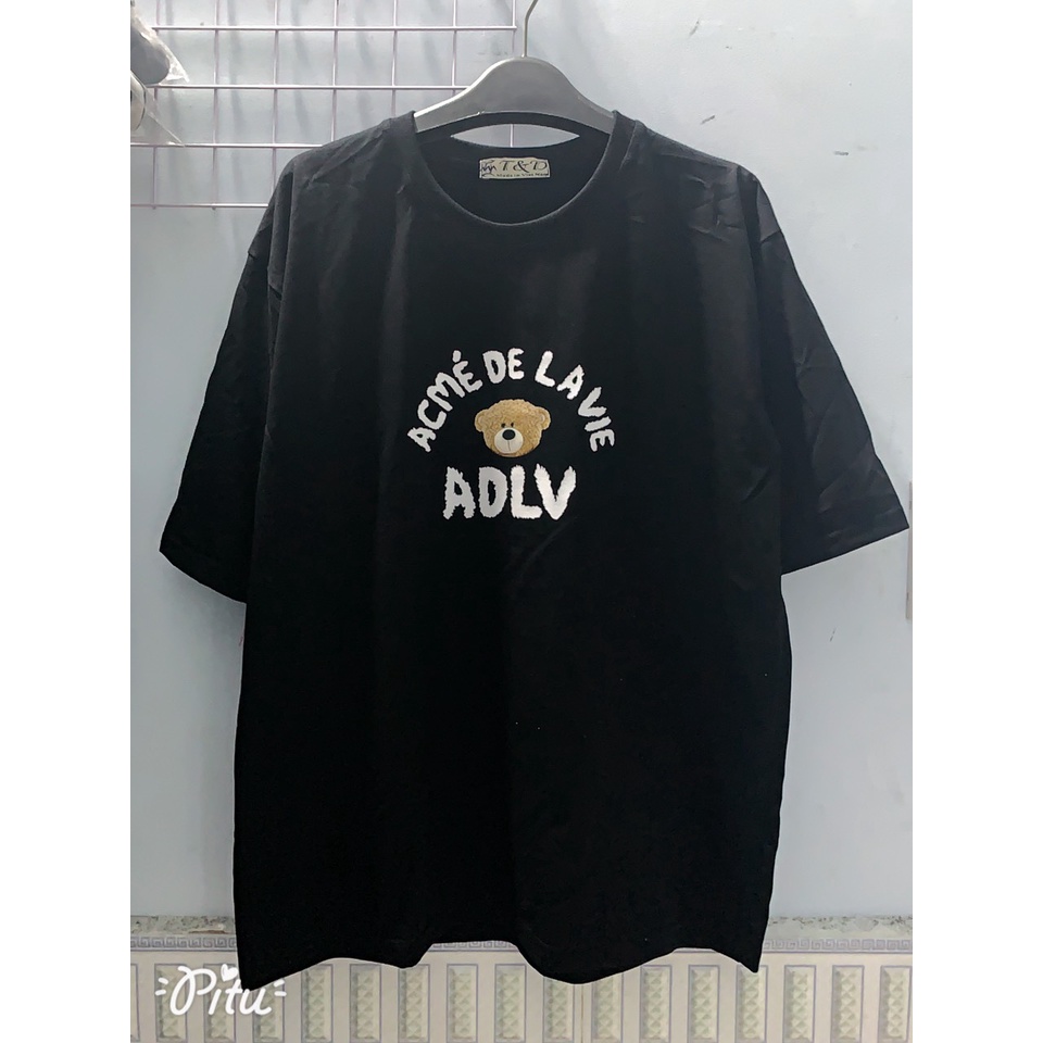 Áo thun unisex ADLV mẫu gấu Teddy Bear cực cool kèm ảnh thật hình in sắc nét