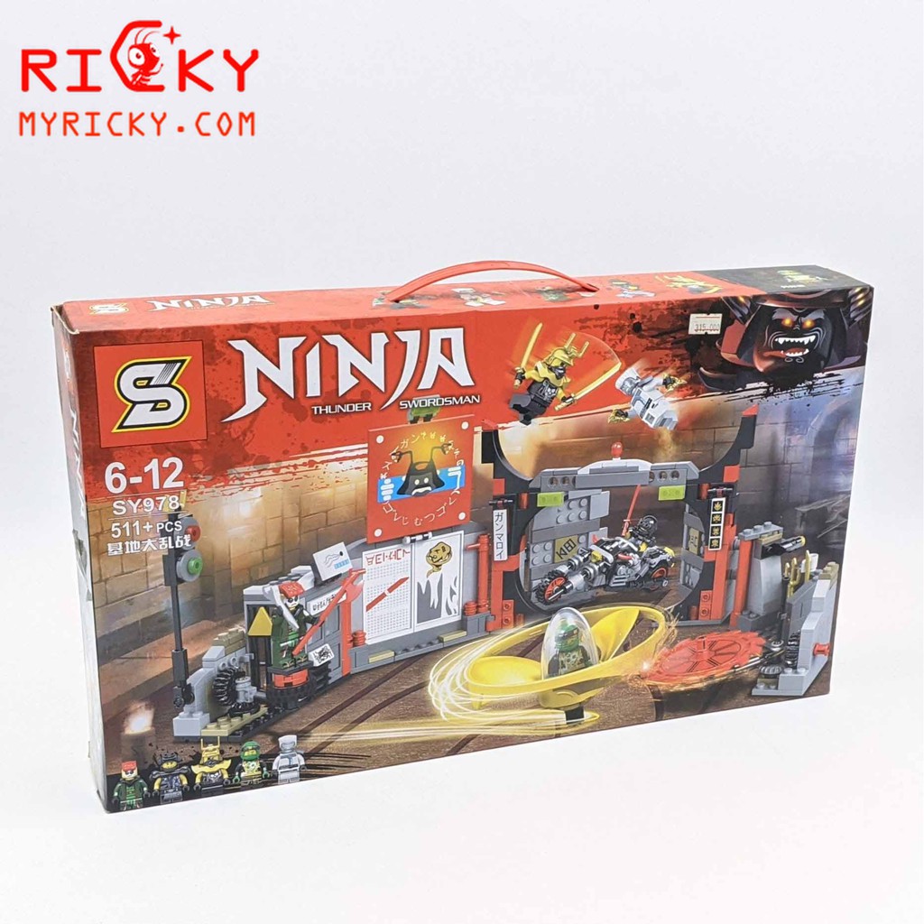 [Mã LIFETOYS1 giảm 30K đơn 99K] Đồ chơi lắp ráp LEGO NINJA - Hành trình đến ngục đầu lâu - 511 miếng ghép