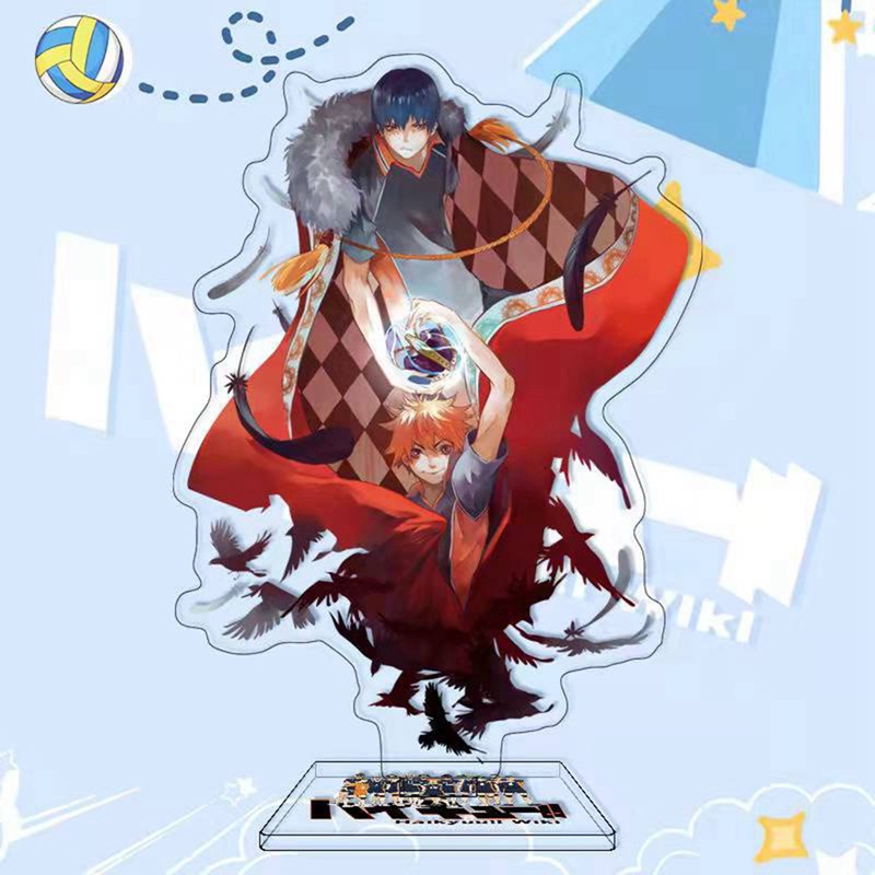 Mô Hình Nhân Vật Haikyuu Hoạt Hình Haikyuu Nhật Bản Bằng Acrylic 15cm Kèm Giá Đỡ