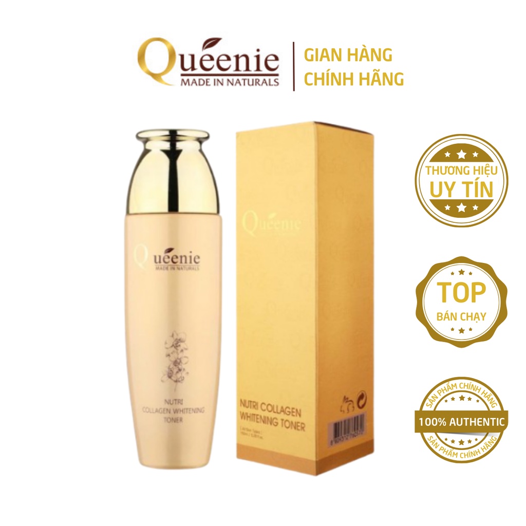 Nước Hoa Hồng Bổ Sung Collagen Queenie Toner Chống Lão Hóa Cân Bằng Độ PH Hàn Quốc Chính Hãng 150ml