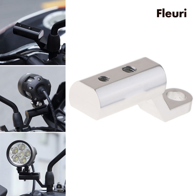 Thanh Nâng Gương Chiếu Hậu Mở Rộng Gắn Tay Lái Xe Máy / Scooter Kích Thước 10mm