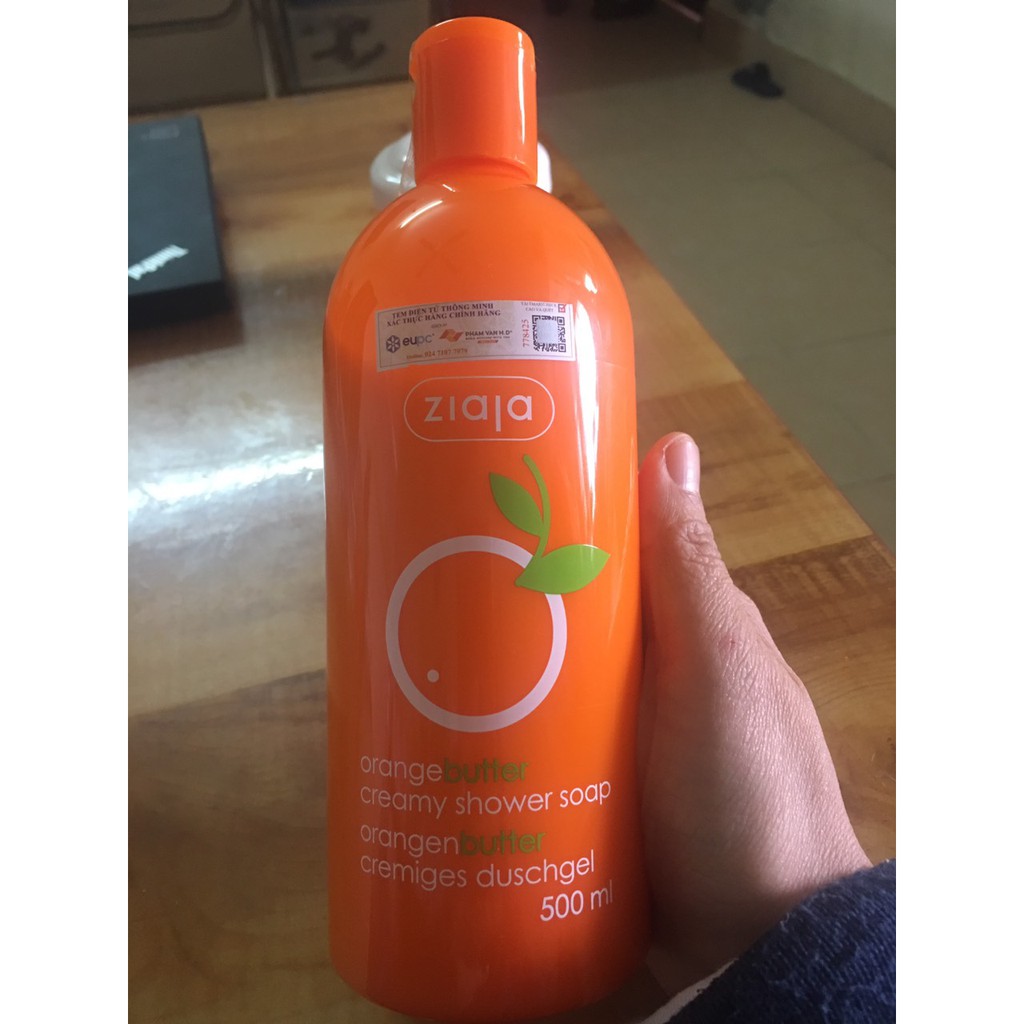 Sữa Tắm Sáp Cam Orange Butter Shower Soap Dưỡng Trắng Da, Làm Đều Màu Da 500ml - Ziaja | BigBuy360 - bigbuy360.vn