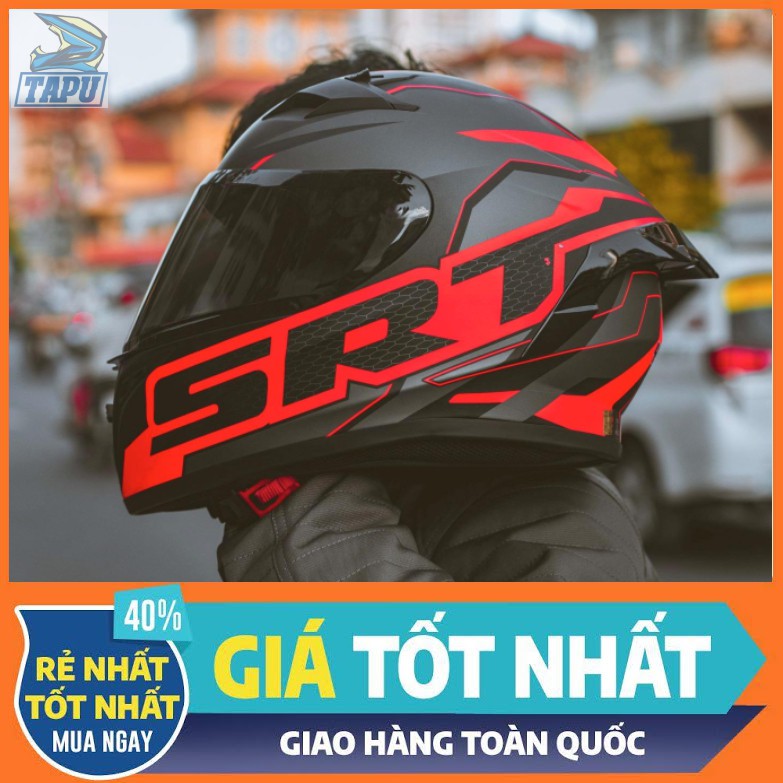 [CHÍNH HÃNG] MŨ BẢO HIỂM FULLFACE YOHE 978 PLUS SRT ĐỎ