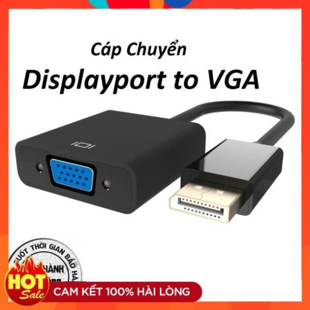 Cáp chuyển đổi tín hiệu Displayport to HDMI / VGA dùng cho laptop, máy tính chất lượng cao.sieuthipkgiare