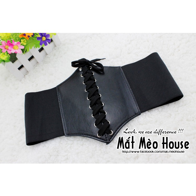 Thắt lưng thun giả corset