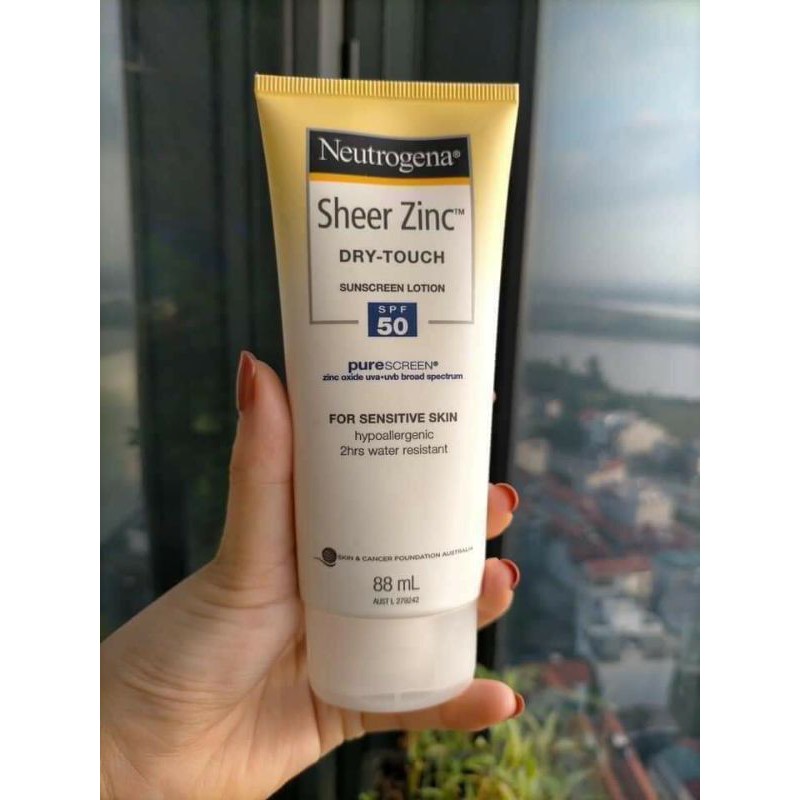 Kem chống nắng Neutrogena Sheer Zinc