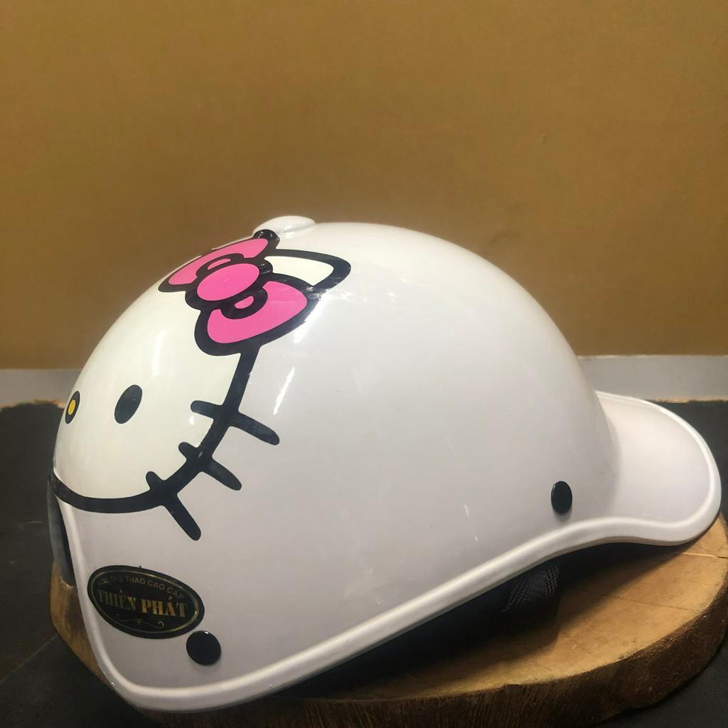 Mũ bảo hiểm lưỡi trai khoét lỗ nữ pro công ty thiên phát