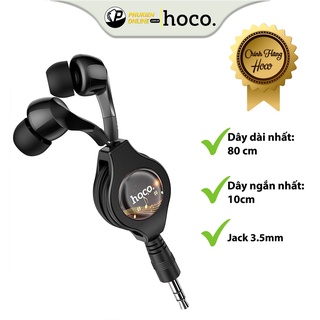 Tai Nghe Dây Rút Hoco M68, Chất Âm Tốt, Gọn Nhẹ, Có Micro Đàm Thoại, Thuận Tiện Mang Đi Khắp Nơi.