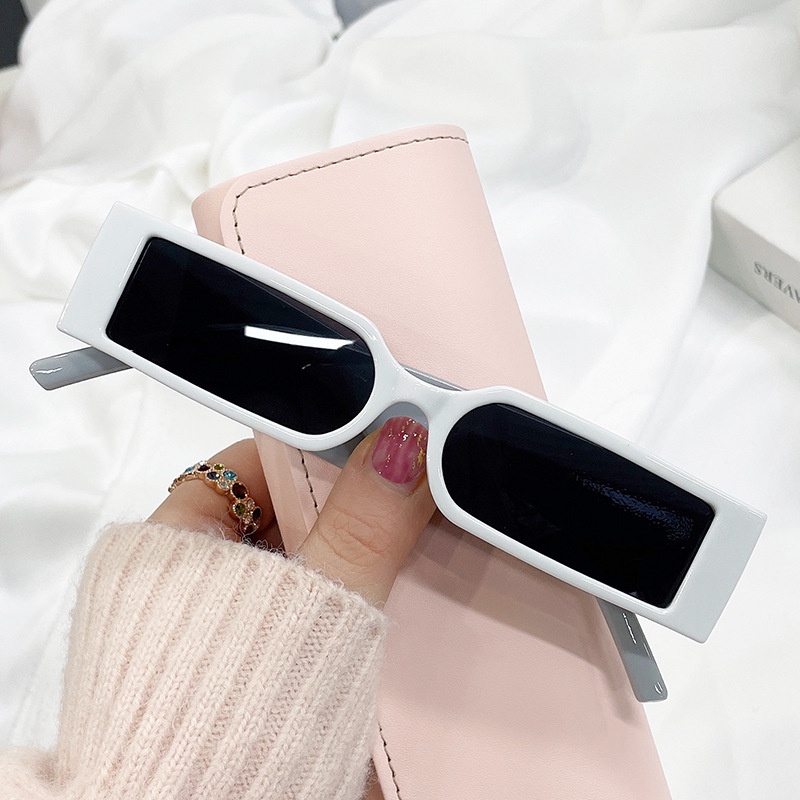 Kính Mát Phân Cực Chống Tia UV Hình Chữ Nhật Nhỏ Thời Trang Cho Nam Nữ
