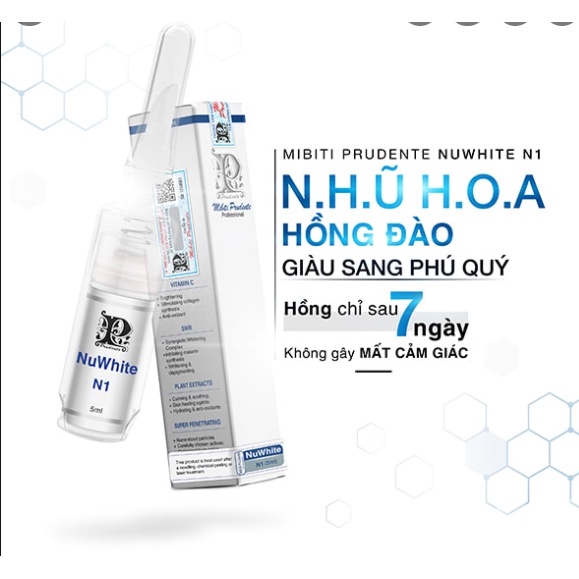 Kem làm hồng nhũ hoa Nuwhite N1 Mibiti Prudente chính hãng Mỹ | BigBuy360 - bigbuy360.vn