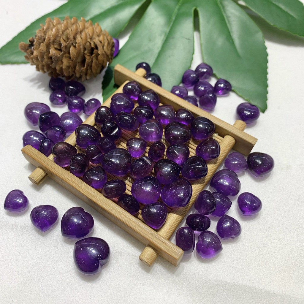 Mặt Đá Thach Anh Tím Đẹp Sắc Xảo