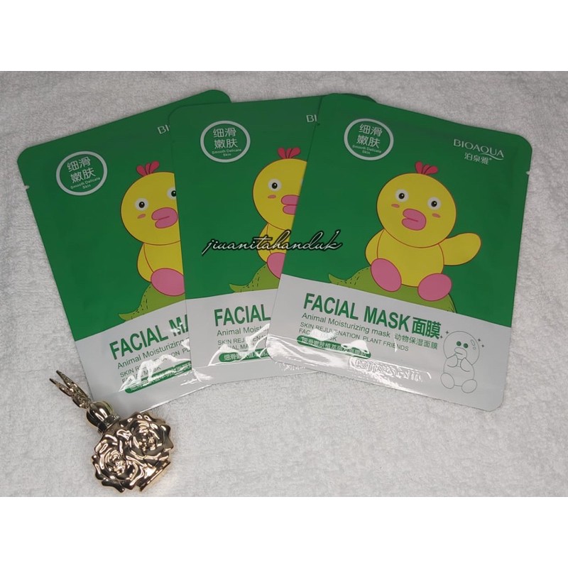 (hàng Mới Về) Mặt Nạ Bioaqua Dưỡng Ẩm Chăm Sóc Da Thiết Kế Hình Động Vật | BigBuy360 - bigbuy360.vn