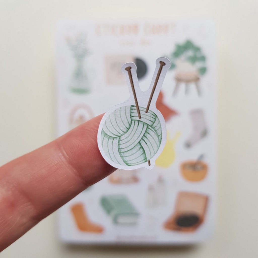 Sticker Sheet Mùa Đông - Chuyên dán sổ | Bullet Journal Stickers, Planner Stickers | Scrapbook Stickers |Winter Stickers