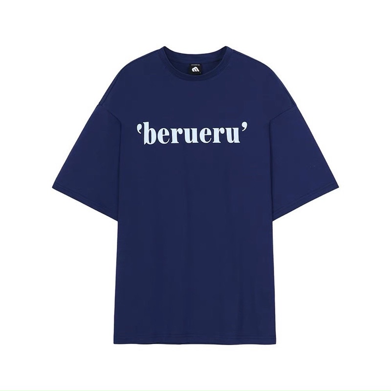 ÁO THUN TAY LỠ COTTON BERUERU UNISEX NAM NỮ (kèm hình chụp thật)