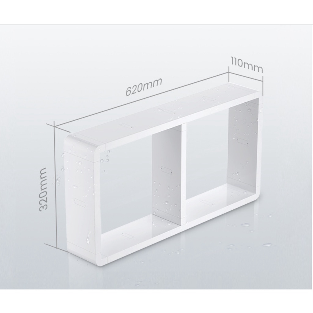 Libishop - Kệ phòng tắm treo tường - tủ đựng mỹ phẩm nhà tắm 2 ngăn thông minhSALE