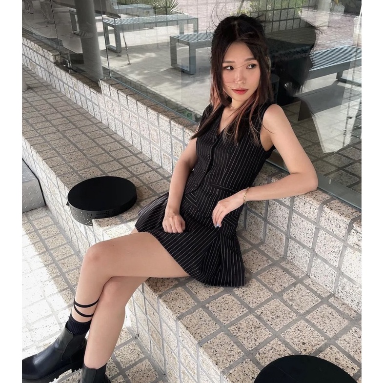 Good Letter H -  Chân Váy Xếp Ly Ngắn Mini - Cassano Skirt
