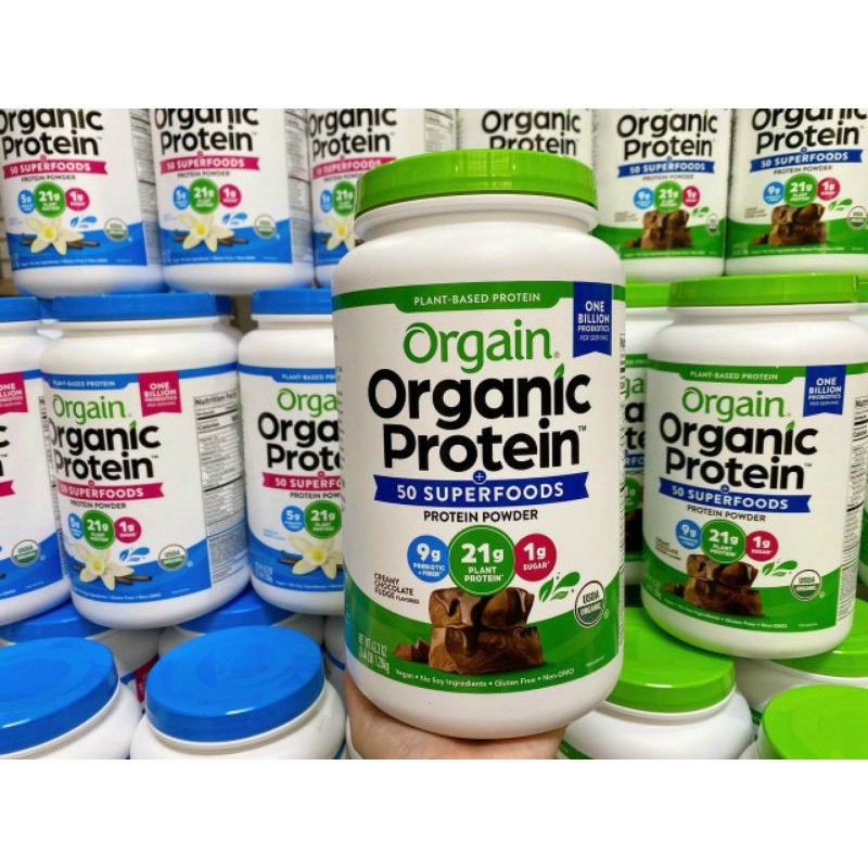 Bột Đạm Thực Vật Hữu cơ của Mỹ ORGAIN Organic Protein & Superfoods