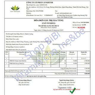 DHA Drop cho bé từ 3 tháng tuổi