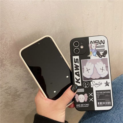 Ốp lưng iphone cạnh vuông kaws smile 6/6plus/6s/6splus/7/7plus/8/8plus/x/xr/xs/11/12/pro/max/plus/promax Sky Shop