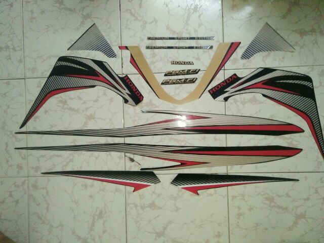 Bộ tem Airblade 2012 màu đồng đen
