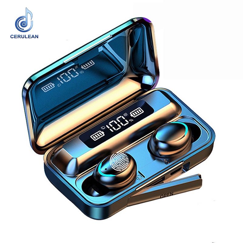 Tai Nghe Nhét Tai Không Dây bluetooth 5.0 F9 TWS 3D Cho Android IOS