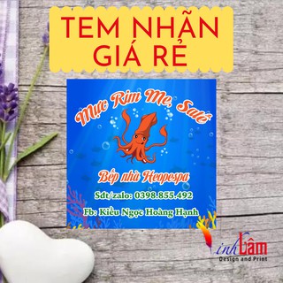 COMBO IN TEM NHÃN A4 GIÁ RẺ THEO YÊU CẦU