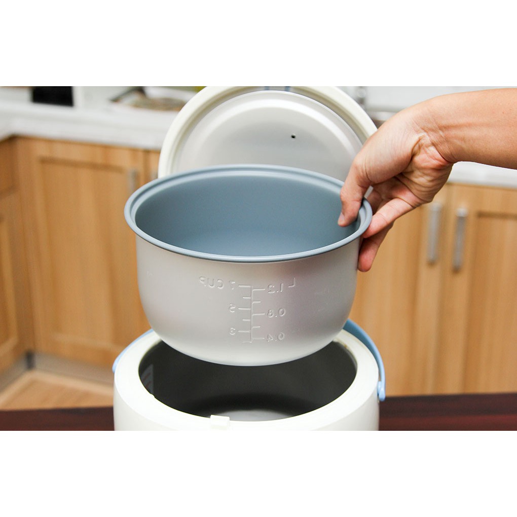 Nồi cơm điện nắp gài Happycook 1.2 lít và 1.8 lít