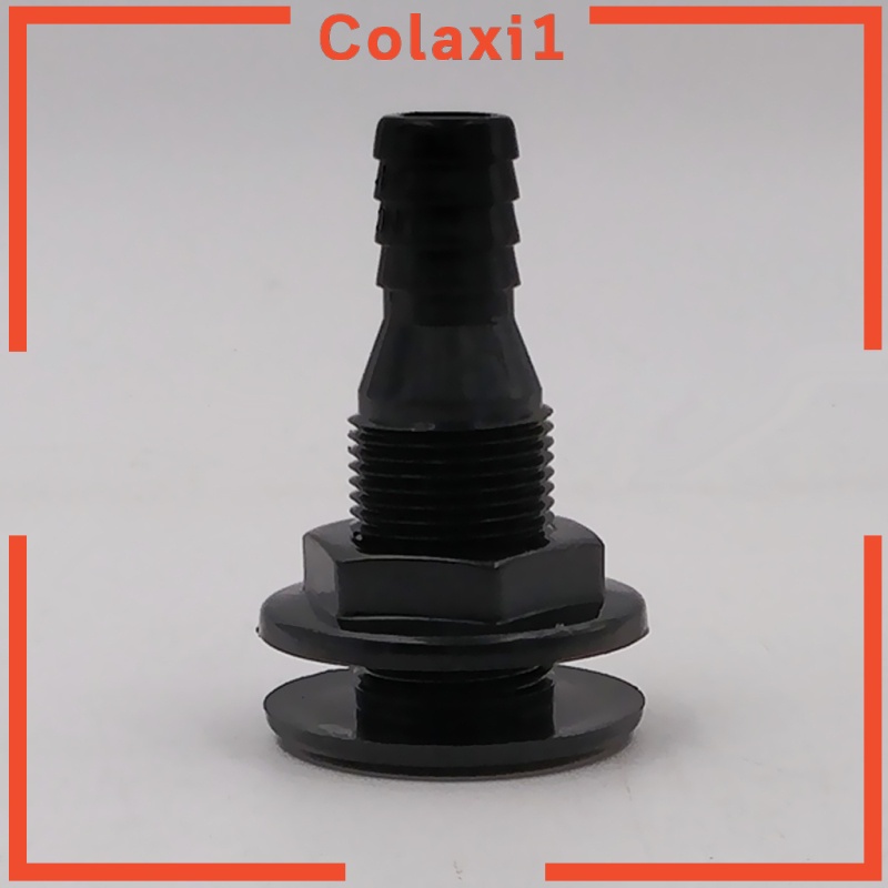 1 Ống Nối Thru Hull 3 / 4 "Màu Đen Có Nắp Bằng Thép Không Gỉ Cho Tàu Thuyền