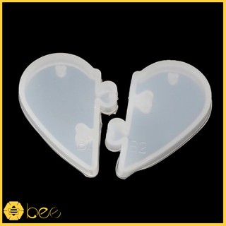 Cặp Khuôn Silicon 2 nửa Trái Tim