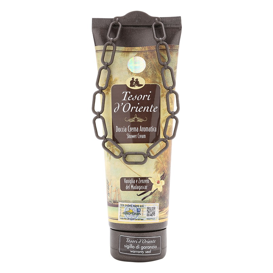 Sữa tắm nước hoa dây xích tinh dầu Macca Tesori D’Oriente Vanilla And Ginger 250nl