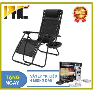 Ghế xếp thư giản có khay kachi - thương hiệu Nhật bản - tặng máy vậy lý trị liệu 4 miếng dán
