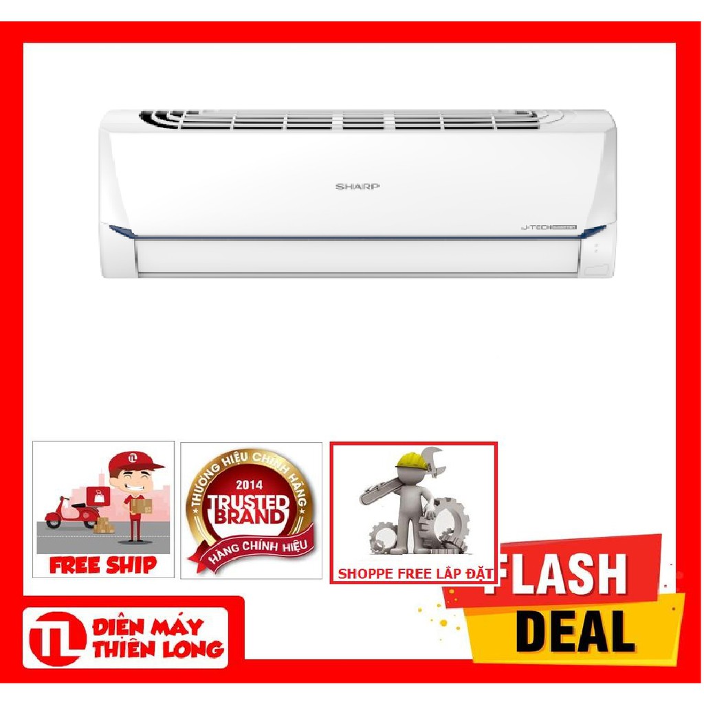 AH-X12XEW - MIỄN PHÍ CÔNG LẮP ĐẶT - Máy lạnh Sharp Inverter 1.5 HP AH-X12XEW Mới 2020 - HCM