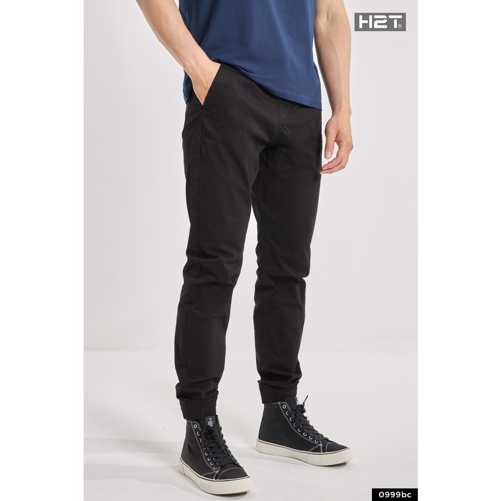 Quần Jogger Nam H2T Kiểu Dáng Slim Fit Ôm Chân Tôn Dáng Người Mặc, Chất Vải Kaki Cấu Trúc Dệt Chắc Chắn 0999