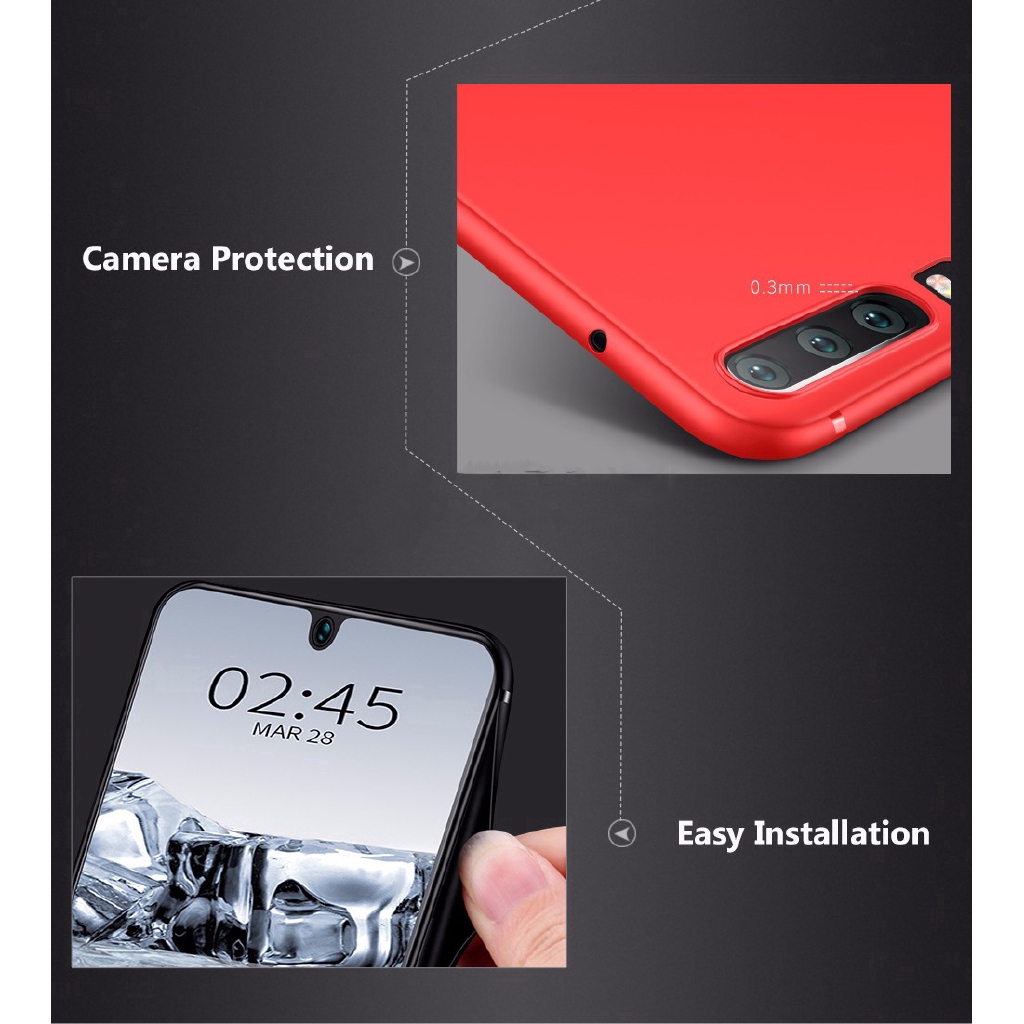 Ốp điện thoại mềm siêu mỏng bề mặt mờ cho Huawei Nova 4e 3i 3e 3 2i