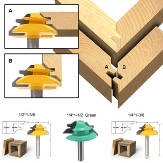 Mũi phay gỗ klf-1/4" 1/2" chất liệu hợp kim cứng dùng để chế biến các sản phẩm gỗ