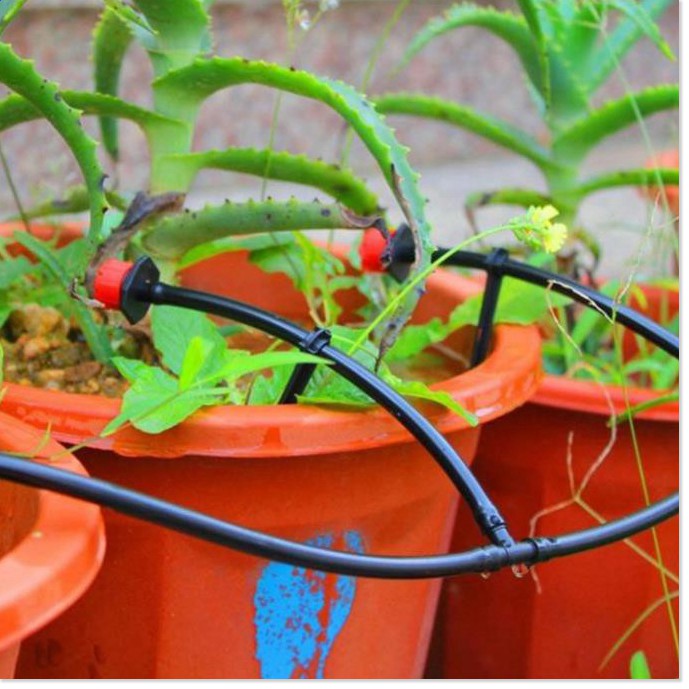 10 Béc Tưới Cây Nhỏ Giọt 8 Tia Cho Chậu Cây, Sân Vườn