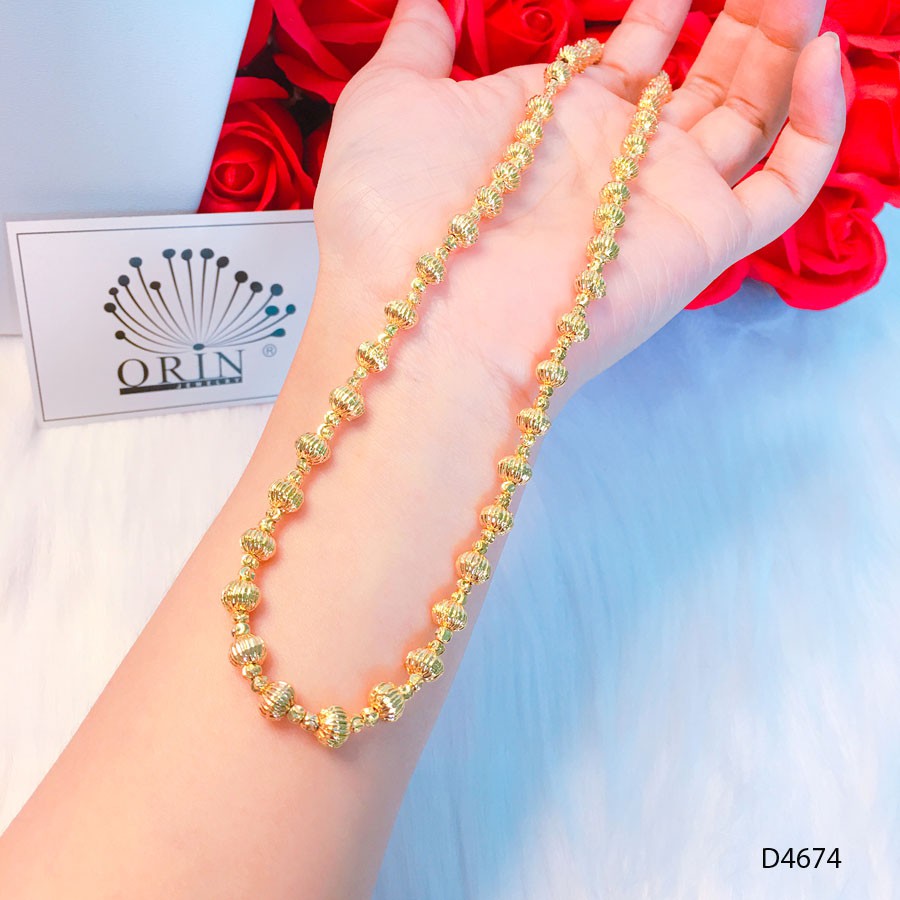 Dây chuyền nữ, dây chuyền bi, dây bi thiết kế cao cấp Orin D4674