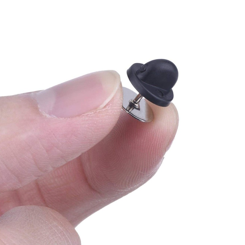 Set 50 Ghim Cà Vạt Trơn Bằng Cao Su Hình Bướm