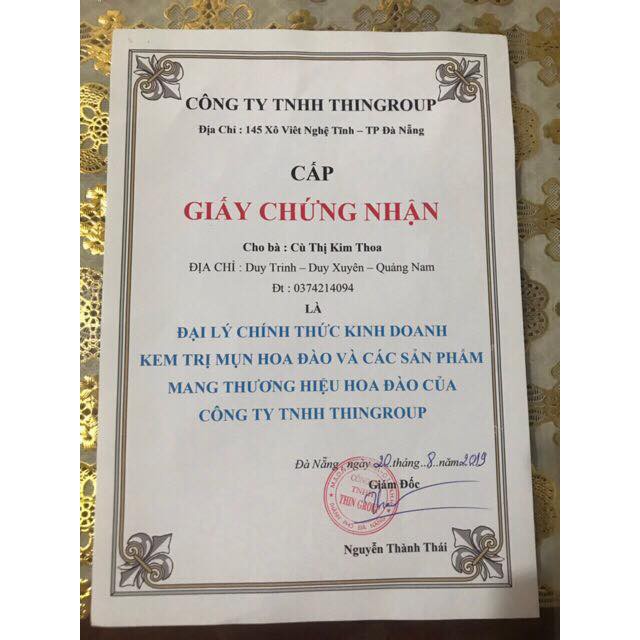 Kem Mụn Dưỡng Da Hoa Đào Thingroup | BigBuy360 - bigbuy360.vn