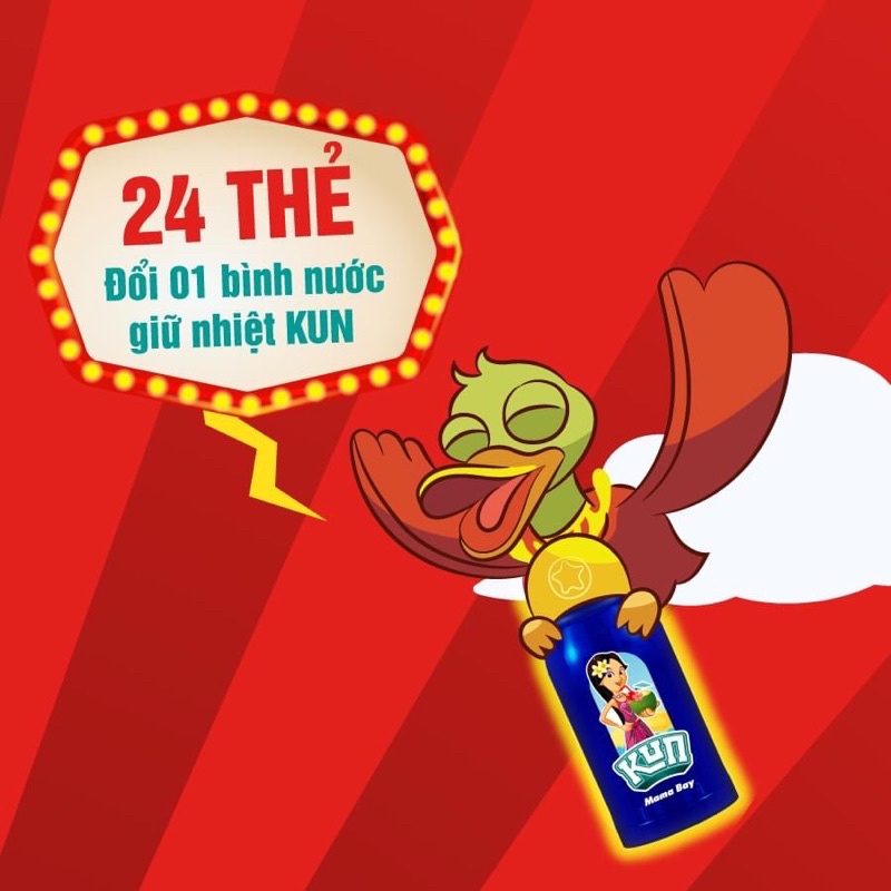 Thẻ Kun balo chống gù - bình giữ nhiệt