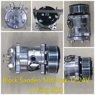 Block lạnh xe SANDEN bản đặt (505/507/508)