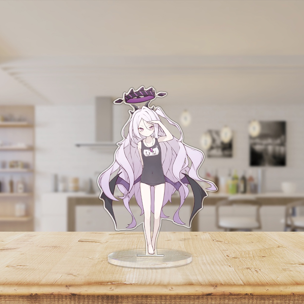 Standee Mica đứng nhựa arcrylic siêu bền đẹp in hình anime Blue archive trang trí góc học tập bàn làm việc cao 15cm