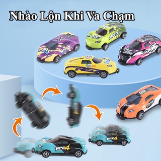 Ô tô SẮT đồ chơi trẻ em siêu xe OTO mini Bật Nhảy - Nhào Lộn chạy đà siêu ngầu – An toàn cho bé khi sử dụng