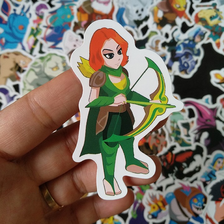 Sticker dán cao cấp chủ đề DOTA - Dùng dán Xe, dán mũ bảo hiểm, dán Laptop...