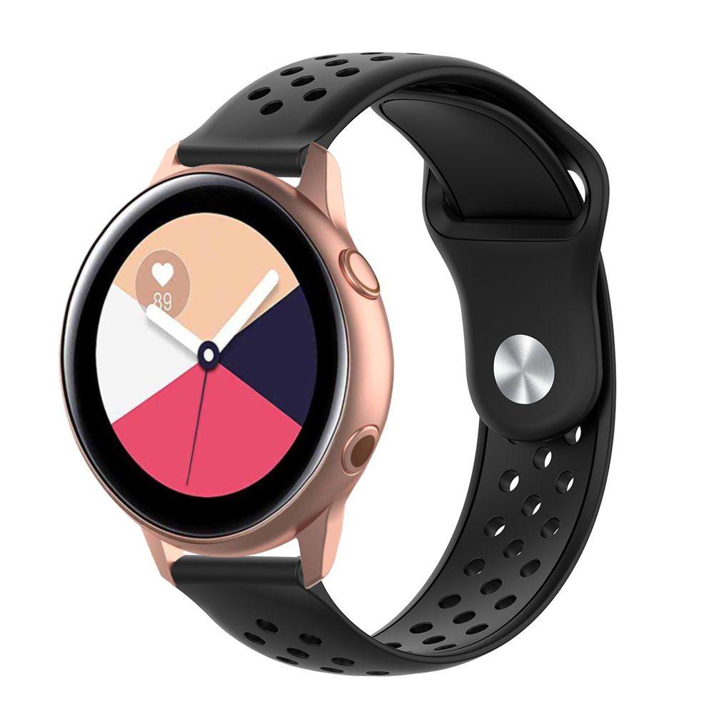 BTLIMER Dây Đeo Thay Thế Chất Liệu Silicon Màu Trơn Cho Samsung Galaxy Watch Active R500