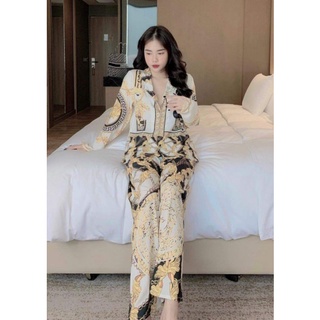 Bộ pyjama hoạ tiết sang trọng B27