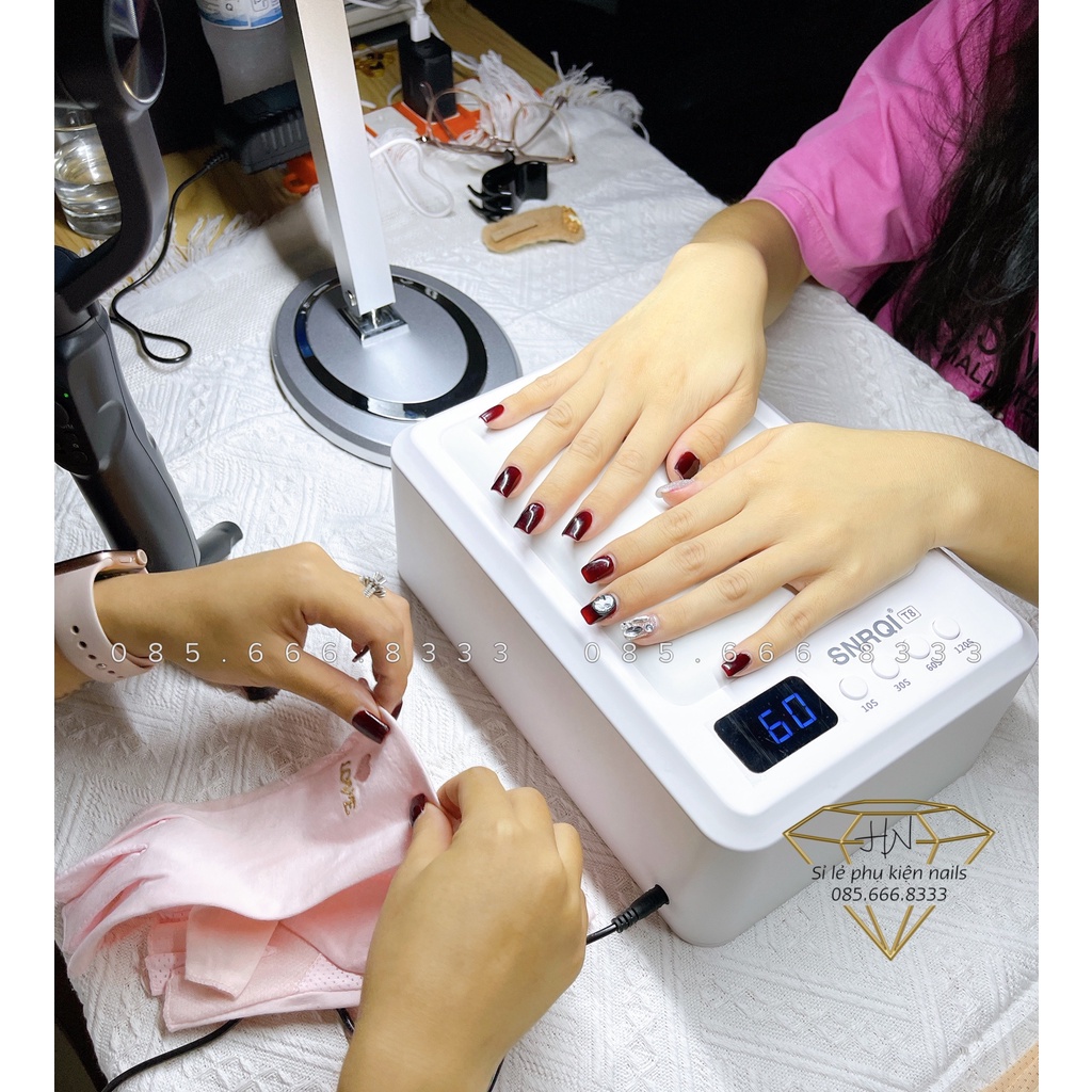 Găng tay bảo vệ da chống tia uv khi làm nail