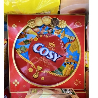 Bánh quy bơ thập câme Cosy hộp thiếc 378g{ tặng kèm túi giấy}